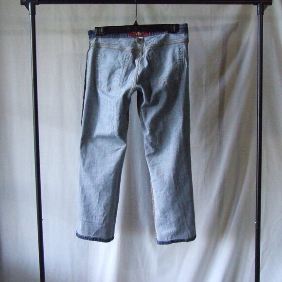 Lucky Brand jeans capri distressed stretch cotton denim pants petite cropped - Picture 4 of 14